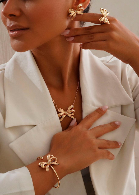 سرویس پاپیون طرح طلای نانو رنگ ثابت