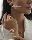 سرویس پاپیون طرح طلای نانو رنگ ثابت