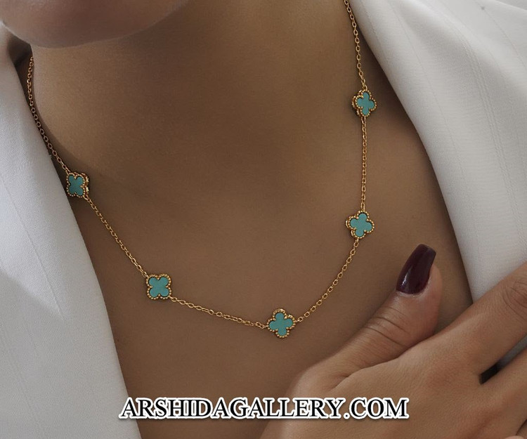 گردنبند مسترکوالیتی ونکلیف فیروزه