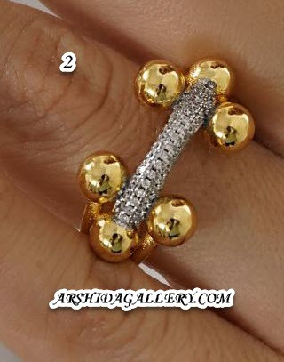 انگشتر زنانه تیفانی با آبکاری طلای ۱۸ عیار و رنگبندی جذابطلایی