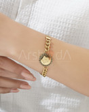 سرویس زنانه ورساچه طرح طلا نانو رنگ ثابت