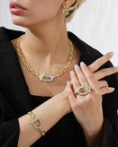 سرویس زنانه هرمس با آبکاری طلا ۱۸ عیار و رادیوم