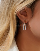 سرویس گردنبند، دستبند، گوشواره و انگشتر تیفانی رنگ شامپاینی با آبکاری طلای ۱۸ عیار و رنگ ثابت