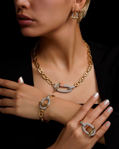 سرویس زنانه هرمس با آبکاری طلا ۱۸ عیار و رادیوم