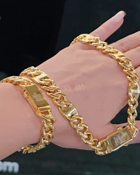 سرویس کامل موناکو چین با آبکاری طلای ۱۸ عیار و نگینهای مخراجکاری شده زیرکونیوم اتریشی مشابه طلا